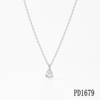 Stainless Steel Best-selling Waterdrop Pendant Necklace Simple Elegant Exquisite and Highly Sophisticated Accessory
