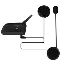 XINOWY V6 PRO Motorcycle Intercom Bluetooth5.1 Helmet Headset Waterproof 6 Riders 1200m Communicator 850mAh Ear Interphone juoda
