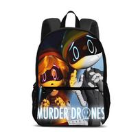 Murder Drones Backpack Versatile  Large Capacity Outdoor Travel Mountaineering Boy and Girl School Birthday Best Gift