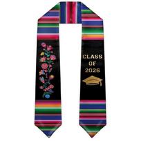 Soft Textured Commencement Scarf Graduation Shawl Sash For Photoshoots And School Event With Easy Portability