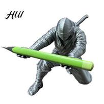 Gradient Texture Pen Holder 3D Printed Ninja Desk Organizer for Office Personalized Classroom Creative Pencil Stand Ornaments Study Gifts Kid Desktop pilka