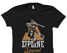 Zipline marškinėlis. Zipline Dovanų. Zipline kelionės marškinėliai. Dovanų kuponas skraidymui lynu. Zipline marškinėliai. Zipline Legenda. Ziplino Mėgėjo Marškinėliai.#OS2807 L
