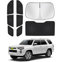 Priekinio stiklo skėčio dangtelis, tinkamas Toyota 4Runner 2010-2023 2024 Šoninio galinio lango skydelis Viso lango skydelio rinkinys Privatumo apsauga Laikyti transporto priemonę Ford Bronco 4 Door 2021-P