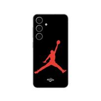 Case Samsung Galaxy S25 Jordan logo 23 nike basketball red color Maniacase