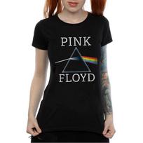 Pink Floyd Womens/Ladies Dark Side Of The Moon Prism Cotton T-Shirt S juoda
