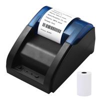 58mm Desktop Receipt Printer POS Printer Direct Thermal Printing Compatible with Android/iOS/Windows Support ESC/POS mėlyna