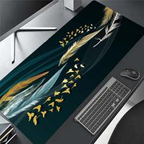 Feather Desk Mat Desk Pad Large Gaming Mouse Pad Gamer Ofice Mat Mouse Pad  Pad Unisex 30cmx60cm(11.8x23.6inch)