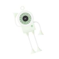 Adjustable Handheld Fan Outdoor Air Blower Rechargeable 5-Green