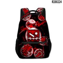 Hip Hop Kpop Youthful School Bags Unisex Geometry Dash Travel Bags 3D Print Oxford Waterproof Notebook Shoulder Backpacks auksas
