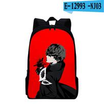 Hip Hop Youthful PERSONA Student School Bags Notebook Backpacks 3D Printed Oxford Waterproof Boys/Girls Travel Bags One size