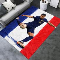 2025 Naujas Kylian Mbappé Kilimas Svetainės, Miegamojo, Namų Sofos Dekoravimui, Vaikų Žaidimų Neslystantis Grindų Kilimėlis 40x60cm( 15x23in )