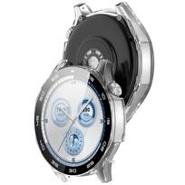 PC Protective Case+Glass for Huawei Watch GT5 46mm All-around Bumper Anti-scratch Cover + Screen Protector Accessories Huawei GT5 46mm gryna