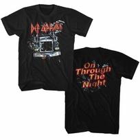 Def Leppard Through Night 2side TShirt S