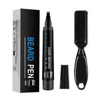 Beard Grooming Kit – Pen + Brush Set for Daily Care One Size