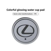 Šviečiantis automobilio padėkliukas puodeliui Laikiklis neslystančios pagalvėlės kilimėliai Lexus RX350 IS250 CT200h ES250 ES300h NX300h IS200 GS300