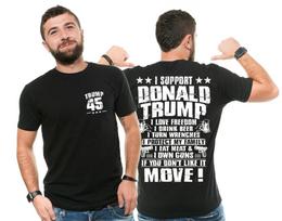 Trump T Shirt Donald Trump Campaign 2024 Tshirt Keep America Great Election Tee S