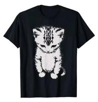 El Gato Sad Kitten Munchkin TSHIRT All Sizes S M L XL 2XL 3 4XL Black White XL