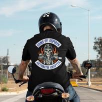 Motorcycle Shirt - SoA - Sons of Aspirin - Funny Biker T Shirt L