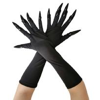 2 Piece Terror Claw Gloves Stretchy Breathable Fabric Cosplay Party Accessories For Role Playing