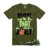 2010 Sea Moss Afterglow Olive Green Black T Shirt Match 100 XL