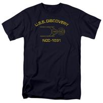 Star Trek Discovery - Discovery Athletic - Adult Unisex T-Shirt - Blue 3XL