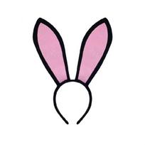 Cartoon Hairband for Cosplay Enthusiasts Halloween Rabbit Cosplay Designed with Elastic Fit for Adult Head Size
