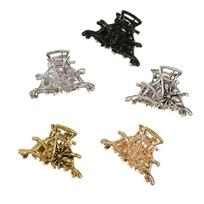 5 Piece Skull Shaped Arachnid Hair Clip Strong Hold Zinc Metal Hair Accessories For Halloween Role Play Event 1