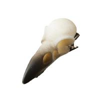 Detailed Crow Skull Hair Accessory Creative Resin Hairpin Halloween Theme Necklace Gift For Bold Fashion Statement