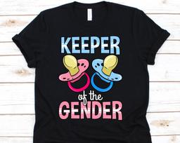 Keeper Of The Gender Shirt, Gender Reveal Shirt, Baby Shower Shirt, Gender Reveal, Baby Announcement, Pregnancy, Babies 2XL