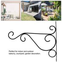 Iron Wall Mounted Plant Hanger Wall Mounted Flower Pot Hook Durable Plant Bracket juoda