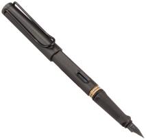 LAMY Safari Fountain Medium Nib Sold Official Pen, (M), Black, L17-M, Dual-Use (Converter Separately), Import. juoda