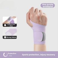 Lightweight Wrist Support Breathable Sports Wrap Outdoor Sports Wrist Guard  Workout violetinė