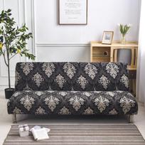 Spausdintas futono užvalkalas, tamprus sofos-lovos užvalkalas be porankių su elastingu dugnu svetainės, miegamojo baldams, S/M/L dydžiai S 120-145cm