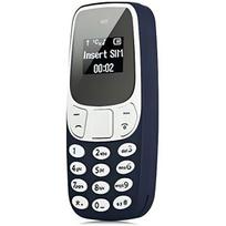 Mini nešiojamas telefonas L8star BM10 neaptinkamas 2 SIM MP3 Bluetooth atrakintas mėlyna