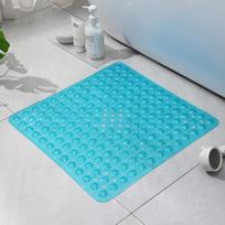 PVC5353 Neslystantis burbulinis dušo kilimėlis su siurbtukais - Apsauga nuo kritimo ir vandens nutekėjimo. 53x53 cm