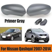Replacement Mirror Caps For Nissan Qashqai 2007-2014 Primed Grey Side Door Rearview Mirror Cover Car Accessories Left