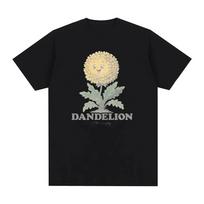 Groovy Dandelion TEE Ella Langley Vintage Cotton Tee-shirt Unisex Round Neck High Quality Comfortable Tops S