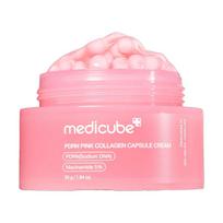 medicube PDRN Pink Collagen Capsule Cream Set 55g + 4.5g x2 – Firming Glow Capsule Moisturizer white