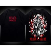Gabimaru The Hollow T-shirt Men Women Oversized Streetwear Anime Graphic Short Sleeve Casual Loose Cotton Female Male Clothing 4XL