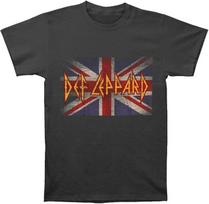 Def Leppard marškinėliai - Def Leppard Union Jack / Pyromania - Naujas oficialus XL
