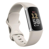 Smartphone Fitbit Charge 6 Porcelain Silver Aluminium