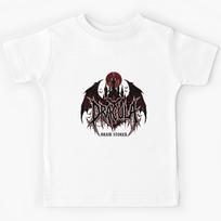 Dracula Bram Stoker Death Metal Gothic Castle Logo Art Kids T-Shirt 100