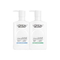 Loreal Paris Men's , , Morning oil control and evening moisturizing two-piece cleansing set - amino cleansing 185ml amino cleansing gel 185ml juoda