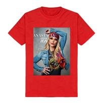 Summer Tour 2026 Nueva Gira Cantik De ANASTACIA NTK Camiseta Clásica Grunge Boho Rock Style Graphic Tee Vibe 100% Cotton Unisex XS raudona