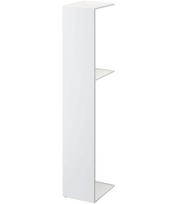 Yamazaki Slim Tualeto W13 x D17 x Bokštelio Tualetinio Popieriaus Laikiklis 3509 Stovas, Baltas, Apytiksl.. H70.5cm, Tipas, Lentyna, balta