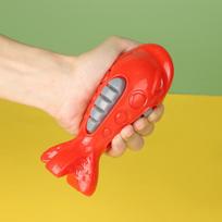 Hot Sale Shark TPR Dog Toys Floating Teeth Grinding and Teeth Cleaning Vocal Chew Toys (as the picture,16*7*7cm)