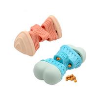 Easy-Pets Durable Food Grade Rubber Dog Chew Toy Indestructable Rotatable Bone Design Eco-Friendly Pet Toy for Daily Use New (Blue,2.75*5.9"/7*15cm) mėlyna