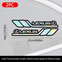 Automobilio lazerinė atspindinti lipdukas Langų dekoravimo aksesuaras Lexus ES300 RX330 RX300 GS300 IS250 IS200 CT200h IS300 NX RX LX GX