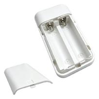18650 Rechargeable Battery Powerbank DIY Case With Detachable Push Lid Easy Setup Plastic Protective Case for 2pc 18650 balta
