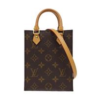[Pre-Owned] Petit Sac Plat Classic Monogram Music Score Bag Coated Canvas Leather Shoulder Crossbody Tote Mini - Very Good #1R22DYS ONE SIZE